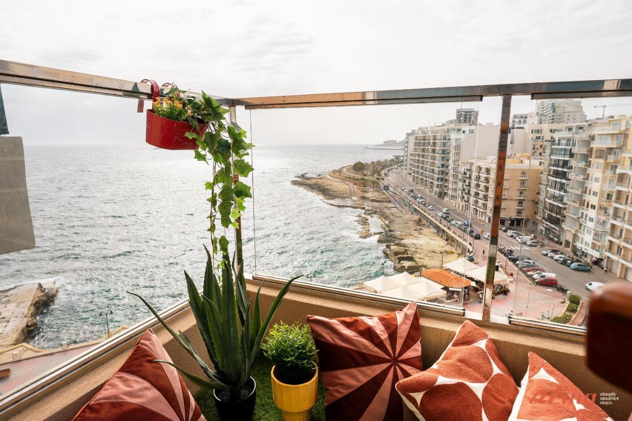 Amazing Seafront Duplex Apartment Sliema Eksteriør bilde
