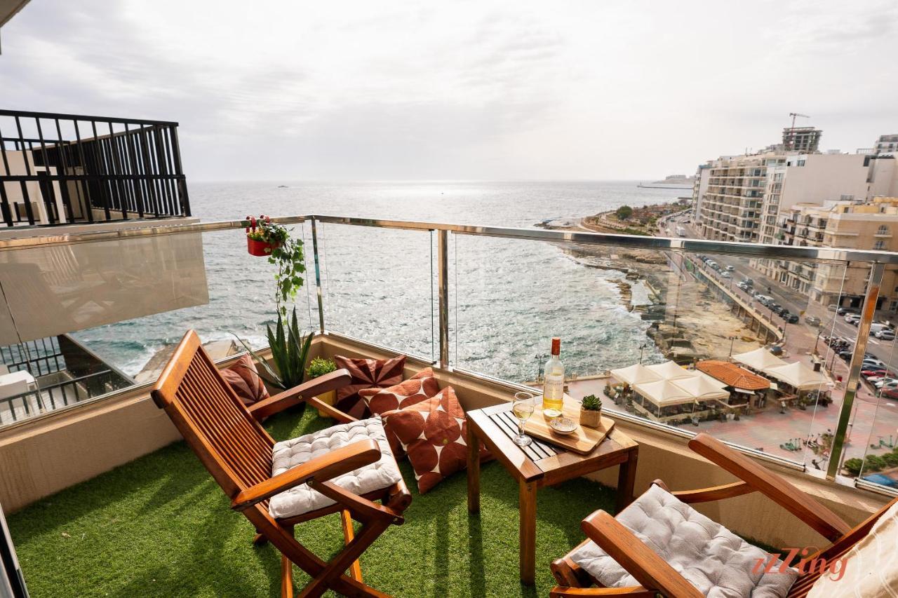 Amazing Seafront Duplex Apartment Sliema Eksteriør bilde